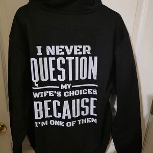 Black Graphic Hoodie